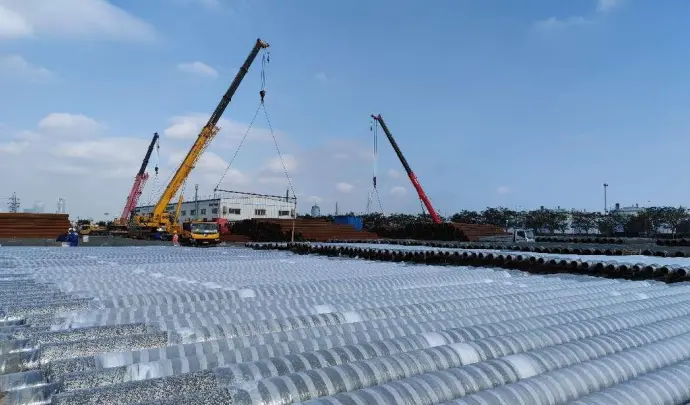 Critical Concrete Weight Coating Pipes for Central American Subsea Pipeline Project