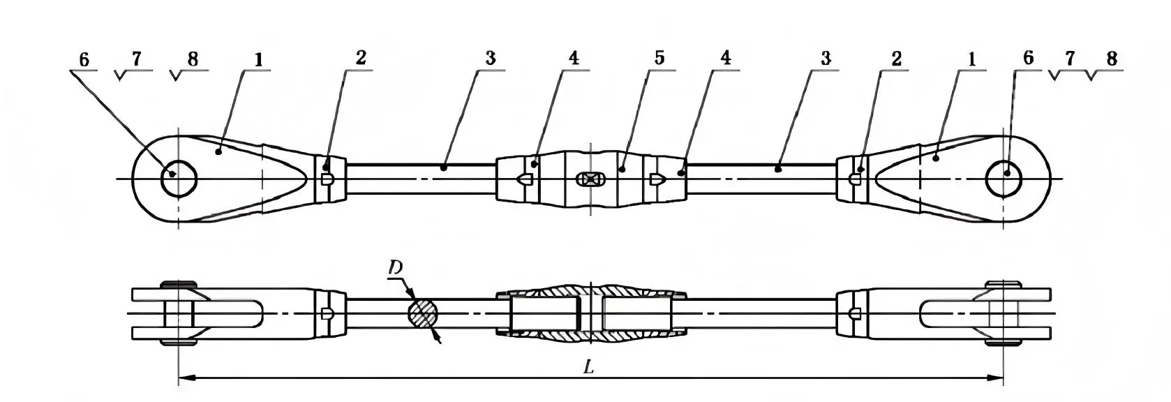 UU STEEL TIE ROD UU STEEL TIE ROD