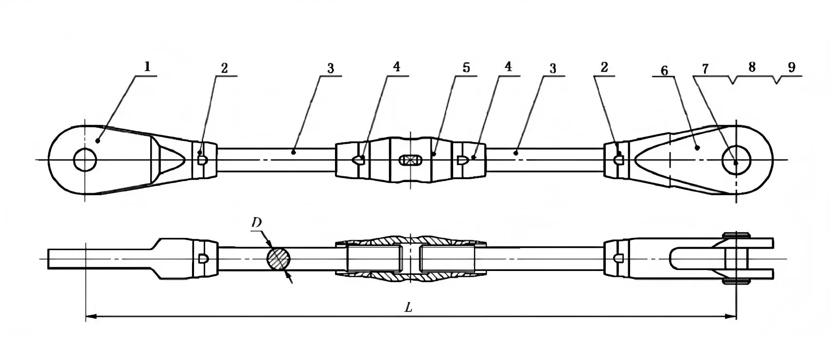 OU STEEL TIE ROD OU STEEL TIE ROD